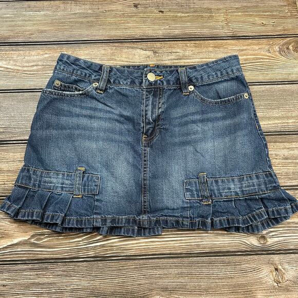 Vintage Y2K Denim Mini Skirt - Picture 3 of 7